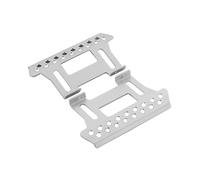 JYYTERD Pièces Voiture RC pour SCX10 pour Axial pour SCX10ii 90046 90047 pour Wrangler D90 TF2 1/10 pour Rock Slider Remplacement Marchepied Latéral Pièces Mise Niveau Voiture RC Crawler(Silver)
