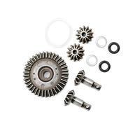 JYYTERD Pièces Voiture RC pour Traxxas pour Slash 4x4 pour Stampede pour Rustler HQ727 pour Hoss 1/10 Engrenages Sortie Couronne Différentielle Métal Ensemble 6882 5379 Pièces Mise Niveau Voiture RC