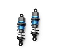 JYYTERD RC Amortisseurs Voiture pour FW06 TT01 M05 M06 1 Paire D'amortisseurs Hydrauliques en Métal 1/10 RC Voiture Télécommandée À Dérive Course Plate(Blue)
