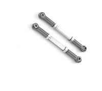 JYYTERD RC Barre de Direction pour Traxxas pour Slash 4X4 1/16 RC Voiture Pièce Améliorée 2 Pièces en Alliage D'aluminium Liaison De Direction Servo Lien Ensemble Tiges Traction(Gray)