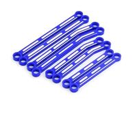 JYYTERD RC Barre de Direction pour Traxxas pour TRX4M pour Bronco pour Defender 1/18 RC Pièces De Voiture sur Chenilles en Alliage D'aluminium Kit Biellette Liaison(Blue)