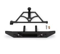 JYYTERD RC Pare-Chocs pour Axial pour SCX10 I III pour Wrangler pour Gladiator Pièces De Modèle Voiture Radiocommandée 1/10, Pare-Chocs Arrière avec Support Roue Secours(Black)