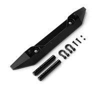 JYYTERD RC Pare-Chocs pour Axial pour SCX10 pour Traxxas pour Trax-4 pour Redcat GEN8 1/10 RC Crawler Pièces Améliorées Accessoires Pare-Chocs Arrière Usiné CNC(Black)