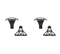 JYYTERD RC Pare-Chocs pour Traxxas pour Slash 4X4 pour VXL pour Remo pour Hobby 9EMO pour Huanqi 727 1/10 rc Car Pièces De Rechange Mises À Niveau Pare-Chocs Avant Et Arrière