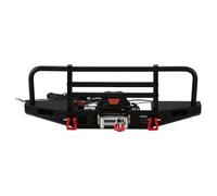 JYYTERD RC Pare-Chocs pour Traxxas pour TRX4 pour Axial pour SCX10 pour II 90046 1/10 RC Crawler Pare-Chocs Avant avec Treuil Système De Télécommande