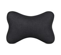 JYYWTSI Coussin Appuie Tête Voiture, Coussin Cervical Voiture en Mousse à Mémoire de Forme avec Sangle Réglable, Housse Amovible Lavable pour Chaise de Bureau Chaise Gaming Fauteuil Canapé, Noir