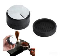 JYYWTSI Distributeur de café - 53 mm - Avec brosse et tapis en silicone - Pour porte-filtre à café de 54 mm - Outil de niveau d'expresso pour accessoires Sage Barista Express