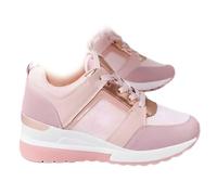 jyyyou Chaussures avec Soutien De La Voûte Plantaire Orthopédiques, Chaussures De Marche pour Soutien De La Voûte Plantaire pour Femmes, Baskets De Mode Orthopédiques, Chaussures De Tennis (Rose,38)