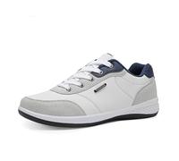 jyyyou VERNNON Chaussures Décontractées Classiques, Baskets Tendance pour Homme, Chaussures D'extérieur Décontractées à Lacets, Baskets De Marche Antidérapantes Et Respirantes (Blanc,39)