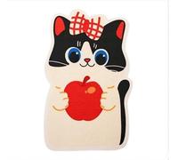 JZ Auto-adhésif Cat Scratching Pad - Protecteur de Griffe de Feutre Durable avec Jouet de Chat, Meubles protecteurs de grattage Pads pour canapé, Porte, lit et Mur-Apple Cat