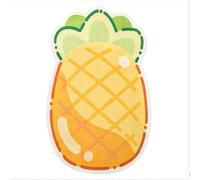 JZ Auto-adhésif Cat Scratching Pad - Protecteur de Griffe de Feutre Durable avec Jouet de Chat, Meubles protecteurs de grattage Pads pour canapé, Porte, lit et Mur-Pineapple