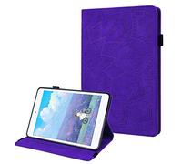 JZ Cattle Stripe Design Tablet Wallet Coque pour for iPad 10.2 inch Retina Display Series (2019) Case - Purple