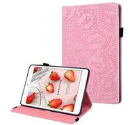 JZ Cattle Stripe Design Tablet Wallet Coque pour for Samsung Galaxy Tab S6 10.5 inch 2019 (SM-T860/SM-T865/SM-T867) Case - Pink