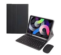 JZ Clavier Tactile magnétique combiné Cas pour iPad Air 11-inch M2 2024 Case avec Clavier Cover et Souris (Stylo Non Inclus) for iPad Air 11 inch - Black