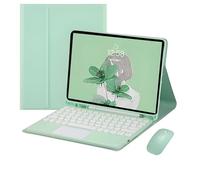 JZ Clavier Tactile magnétique combiné Cas pour iPad Pro 11 inch（4th/3rd/2nd/1st Case avec Clavier Cover et Souris (Stylo Non Inclus) for iPad Pro 11 inch（2022/2021/2020/2018 - Green