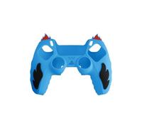 JZ Fire Anti - dérapant ps5 Controller Case, Protecteur de boîtier en Caoutchouc Souple pour ps5, Silicone ps5 Controller Cover avec Thumb Grip Gap, Lavable -Blue