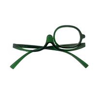 JZ Lunettes de maquillage grossissantes 2X avec lentille pivotante - Lunettes de lecture haute définition pour femmes, élégantes et fonctionnelles pour le maquillage, l'artisanat et le travail de près