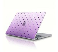 JZ Polka Dot Coque pour MacBook Pro 14 M5 M4 M3 M2 M1 Cover - Lavender