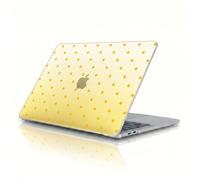 JZ Polka Dot Coque pour MacBook Pro 14 M5 M4 M3 M2 M1 Cover - Lemon Yellow