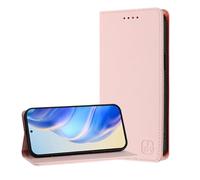 JZ Portefeuille de Couverture en Cuir PU Premium Cas pour Moto G Power 2024 Case,Bloquage RFID avec Fentes pour Cartes cachées et Fermeture magnétique Forte - Pink