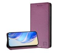 JZ Portefeuille de Couverture en Cuir PU Premium Cas pour TCL NxtPaper 60 Ultra Case, Bloquage RFID avec Fentes pour Cartes cachées et Fermeture magnétique Forte - Purple