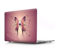 JZ pour MacBook Pro 13 inch Cas (M2 M1,A2338/A2289/A2251/A2159/A1989) - Conception de Peinture créative Crystal,Pads antidérapants,Etui Protecteur Ultra Mince et léger - Wings of Love