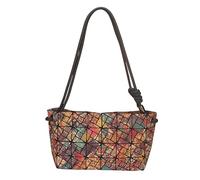JZ Sac Bandoulière Carré - Cuir de Liège avec Texture d'Écorce -Colorful A
