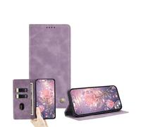 JZ Ultra-dünne PU Leder Portefeuille Cas pour OnePlus Nord 3 / Ace 2V avec fenêtre Carte, Blocage RFID, Support à Coup de Pied et Fermeture magnétique - Violet