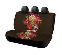 JZemdybill Housse de siège arrière de voiture, Day of the Dead - Ensemble de housses de siège universelles pour la plupart des voitures, camions, SUV