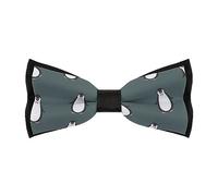 JZemdybill Nœud papillon pré-noué pour homme, motif pingouin, nœud papillon réglable pour les fêtes
