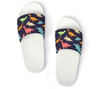 JZemdybill Pantoufles de douche, motif camouflage, pour homme et femme, antidérapantes, Dinosaure monstre, 42.5 EU