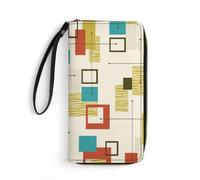 JZemdybill Portefeuille en cuir Zèbre Tigre Léopard Rose avec Corde Petite Taille et Grande Capacité Facile à transporter, Style-3, 19.7x10.5cm, Moderne