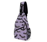 JZemdybill Sac à bandoulière, joli sac de poitrine chauve-souris, sac à bandoulière pour voyage, shopping, sport