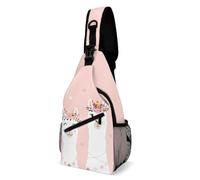 JZemdybill Sac à bandoulière, joli sac de poitrine lama, sac à bandoulière pour voyage, shopping, sport