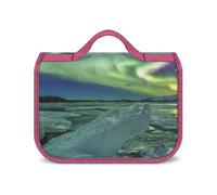 JZemdybill Trousse de toilette à suspendre, belle trousse de toilette aurores boréales, trousse de maquillage imperméable pour voyage, affaires, vacances, Belles lumières du Nord., Taille unique