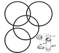 Jzenol Hayward CLX200K Lot de 4 joints toriques de rechange pour couvercles de chlorinateur de piscine Hayward CL200,13 cm ID x 14,9 cm OD