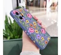 JZFDCLF Coque de téléphone Xiaomi Redmi Note 14, 13, 12, 12S, 11, 11S, 10, 10T, 10S, 9, 9S, 8, 7 Pro Plus, 4G, 5G, en Silicone Liquide, Bleu Clair, pour Note 12 ProPlus