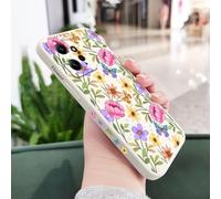 JZFDCLF Coque de téléphone Xiaomi Redmi Note 14, 13, 12, 12S, 11, 11S, 10, 10T, 10S, 9, 9S, 8, 7 Pro Plus, 4G, 5G, en Silicone Liquide, Blanche, pour Note 12 ProPlus