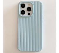 JZFDCLF Coque en Silicone Couleur Bonbon de Luxe pour iPhone 16, 15, 14, 13 Pro Max, 16 Plus, Finition Mate ondulée, Souple, Antichoc, Verte, pour iPhone 14 Pro