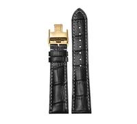 JZFOACHR 14 mm 19 mm 20 mm 21 mm en cuir authentique en cuir papillon