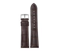 JZFOACHR 14 mm 19 mm 20 mm 21 mm en cuir authentique en cuir papillon