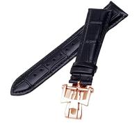 JZFOACHR 19 mm 20 mm 21 mm 22 mm Band de montre en cuir authentique pour Vacheron Constantin Patrime VC Men and Women Black Brown Cowhide Socle