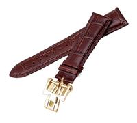 JZFOACHR 19 mm 20 mm 21 mm 22 mm Band de montre en cuir authentique pour Vacheron Constantin Patrime VC Men and Women Black Brown Cowhide Socle
