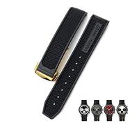 JZFOACHR 19 mm 20 mm 21 mm 22 mm bandes de montre souple en caoutchouc pour speedmaster AT150 Seamaster 300 Seamaster 007 James Bond Bracelet Sogle