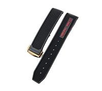 JZFOACHR 19 mm 20 mm 21 mm 22 mm bandes de montre souple en caoutchouc pour speedmaster AT150 Seamaster 300 Seamaster 007 James Bond Bracelet Sogle