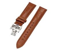 JZFOACHR 19 mm 20 mm 22 mm Bands de montre à feuilles de vache double face pour viachement VC Watch Strap Constantin pour hommes et femmes Bracelets en cuir de vache