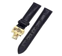 JZFOACHR 19 mm 20 mm 22 mm Bands de montre à feuilles de vache double face pour viachement VC Watch Strap Constantin pour hommes et femmes Bracelets en cuir de vache