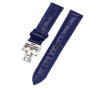 JZFOACHR 19 mm 20 mm 22 mm Bands de montre à feuilles de vache double face pour viachement VC Watch Strap Constantin pour hommes et femmes Bracelets en cuir de vache