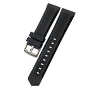 JZFOACHR 19 mm 20 mm Nature Nature Rubber Silicone Watch Band 22 mm 22 mm Fix pour Carrera F1 Aquaracer Heuer Budle Watch Strap Tools