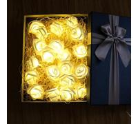 JZFOACHR 1M 10 LED Rose Flower LUMILES LUMIÈRES DE Rose LUCTURES DE Choisi pour LA PÊCE DE MODIAL des Formes DE MODIAL LACIRES (Couleur: A)